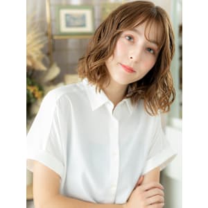 ゆるふわエアリーミディアム細めハイライト　細めハイライト