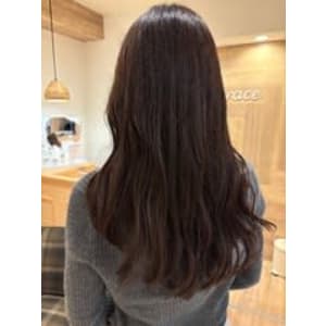 【Terrace】ロングレイヤー×ラベンダーグレージュ