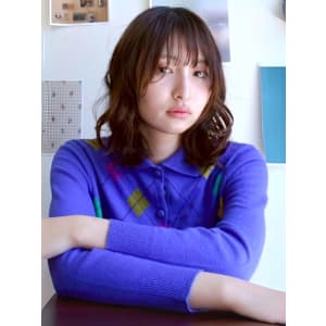 ブラウンベージュ 顔周りカット 美髪 艶トリートメント 艶髪