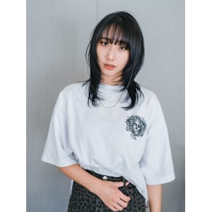 顔周りレイヤー×ミディアム