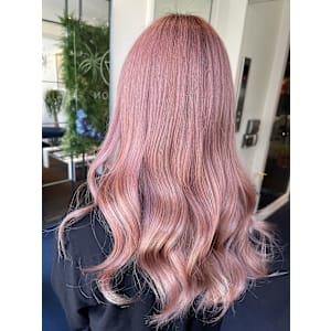 【W_SALON 河原町】コーラルピンク/透明感/透け感