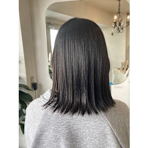 透明感グレージュ地毛風カラー外ハネミディアム梅ヶ丘美容室 - CHAINON【シェノン】掲載中