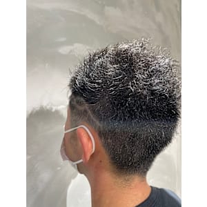 メンズ カット×バリアート×炭酸ヘッドスパ