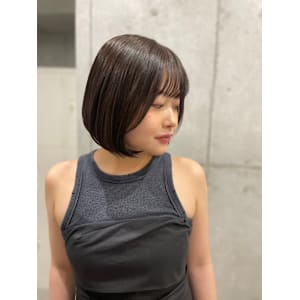 髪質改善/酸性ストレート/縮毛矯正/前髪カット/ブラウン