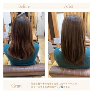 お客様髪質改善データ1769（赤味をなくそうカラー）