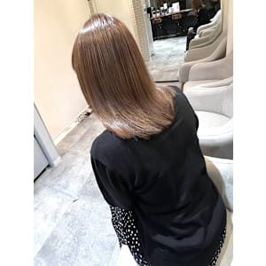 髪質改善/縮毛矯正/酸性ストレート/ミルクティーベージュ - N° jillva 立川【ナンバー ジルバ タチカワ】掲載中