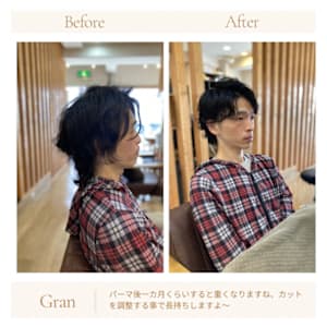 お客様髪質改善データ1775（メンズカット）