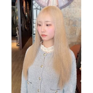 ホワイトミルクティ×ロングレイヤー