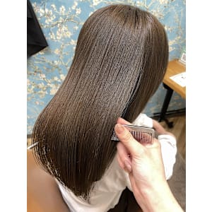 オリーブベージュ[髪質改善][縮毛矯正]