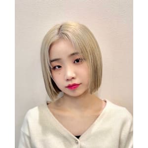 ボブ×大人ボブ×タッセルボブ×前髪なし×横浜