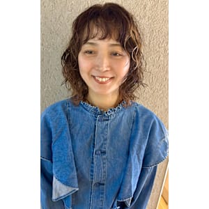 しっかりカールの春パーマ