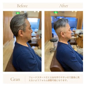 お客様髪質改善データ1780（メンズフェード）