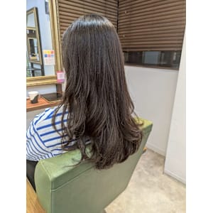 髪質改善/酸性ストレート/縮毛矯正/ロング/アッシュベージュ