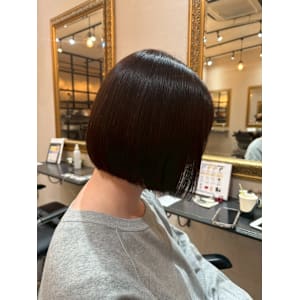 髪質改善/酸性ストレート/縮毛矯正/切りっぱなしボブ/韓国