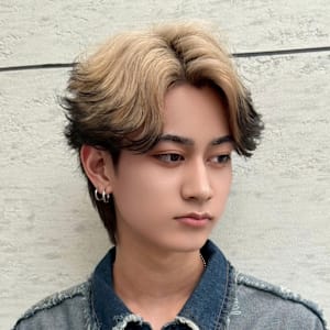 フェザーパーマ/エンドカラー/博多美容室