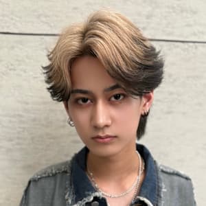 フェザーパーマ/エンドカラー/博多美容室