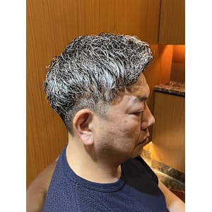 銀座　理容室　ナチュラルパーマ