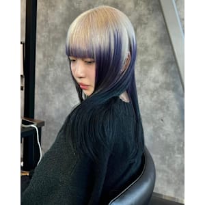 ルーツカラー　デザインカラー　ハイトーン　原宿/表参道 - Null 表参道本店 デザインカラー/ダブルカラー【ヌル】掲載中