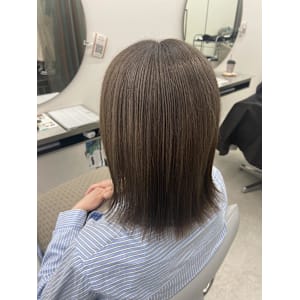 白髪ぼかしハイライト