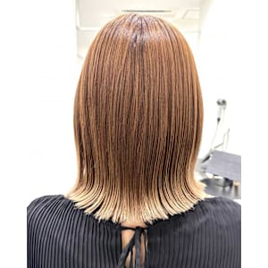 切りっぱなしボブスタイル！