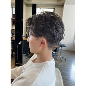 メンズ×ニュアンスマッシュパーマ