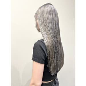 グレーアッシュ×韓国風ロングレイヤー☆