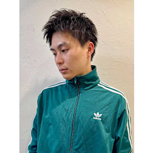 池袋アップバングスパイキーショート◎[池袋メンズ美容室］