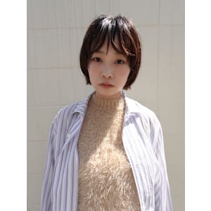 薬院【honen】ショートボブウルフレイヤー髪質改善メテオ