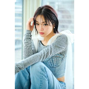 大人耳掛けラベンダーボブ