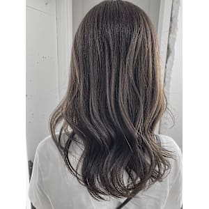 ブリーチ無し☆透明感カラー