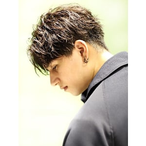 ナチュラルに決まる、ソフツイセンターパート