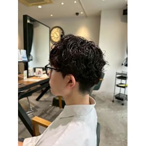メンズパーマ/20代30代40代/大橋