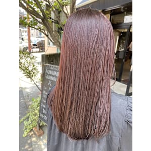 ◎うる艶髪◎こっくりカラー_つやロング×チェリーレッド	