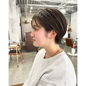 ショート＊オリーブベージュ