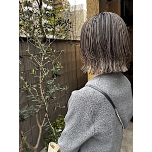 白髪ぼかしハイライト/脱白髪染め