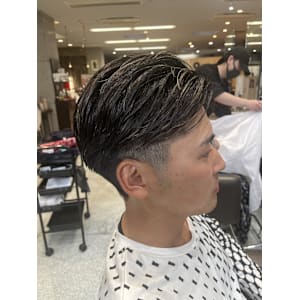 メンズかきあげスタイル