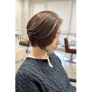ショートボブ＊大人レイヤー