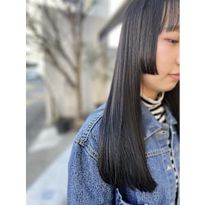 コリアンブラック × 姫カット