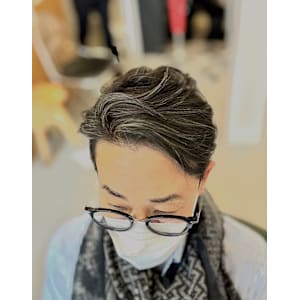 メンズプラチナヘアカラー