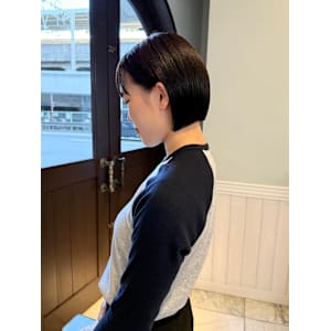切りっぱなしボブ