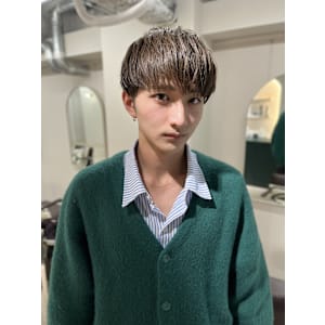 【星野】王道メンズマッシュ×海外風カラーで爆モテ