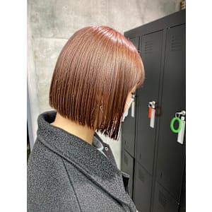 ミニボブ/ピンクブラウン