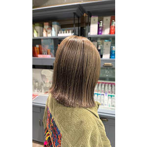 アンブレラカラー/ベージュ/ブラウン