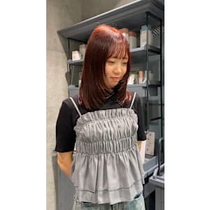 ボルドー/レイヤーカット