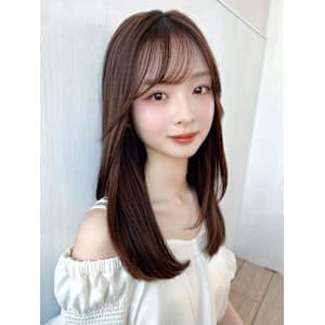 韓国風レイヤーイメチェンワイドバング美髪モカグレージュ - AFLOAT/L 錦糸町【アフロートエル】【アフロートエル キンシチョウ】掲載中