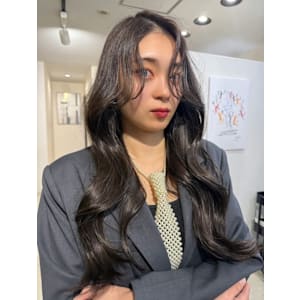 ロングレイヤー柔らかウェーブ