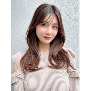 イメチェンロングレイヤー顔周りレイヤー後れ毛小顔カット美髪 - AFLOAT/L 錦糸町【アフロートエル】【アフロートエル キンシチョウ】掲載中