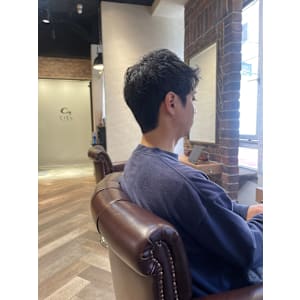 ナチュラルアップバングショート