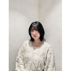 結んでも可愛いレイヤーボブ