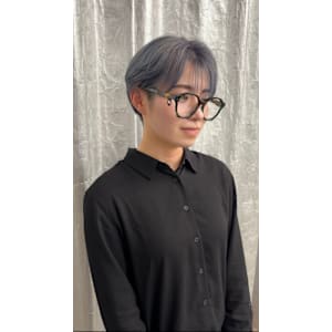 ステップボーンカットショート/ブルーシルバー